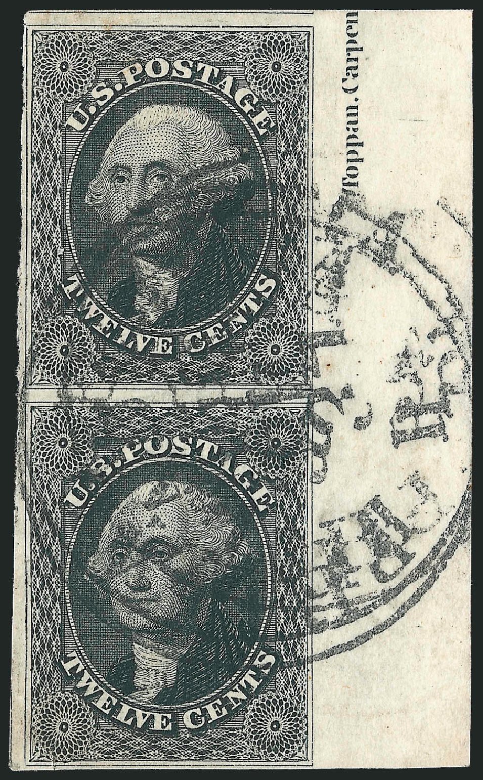US Stamp Price Scott Catalog #17: 12c 1851 Washington. Robert Siegel Auction Galleries, Sep 2010, Sale 993, Lot 262