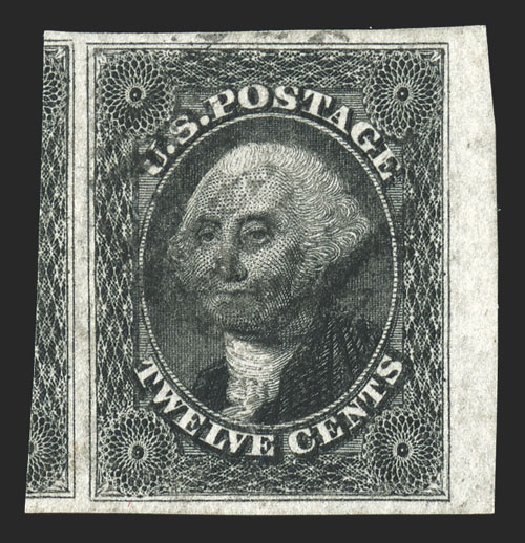 US Stamps Prices Scott Cat. # 17 - 1851 12c Washington. Spink Shreves Galleries, Nov 2012, Sale 141, Lot 32