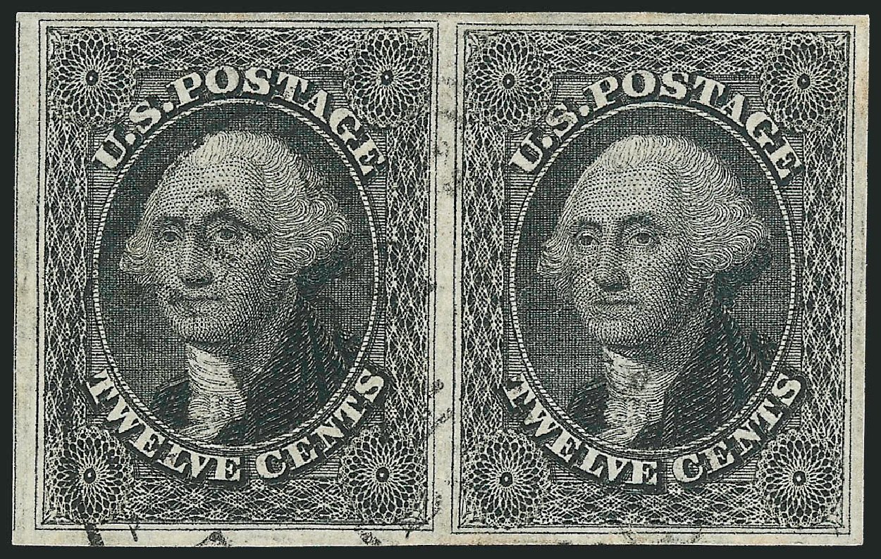 US Stamp Prices Scott 17 - 12c 1851 Washington. Robert Siegel Auction Galleries, Sep 2014, Sale 1078, Lot 93