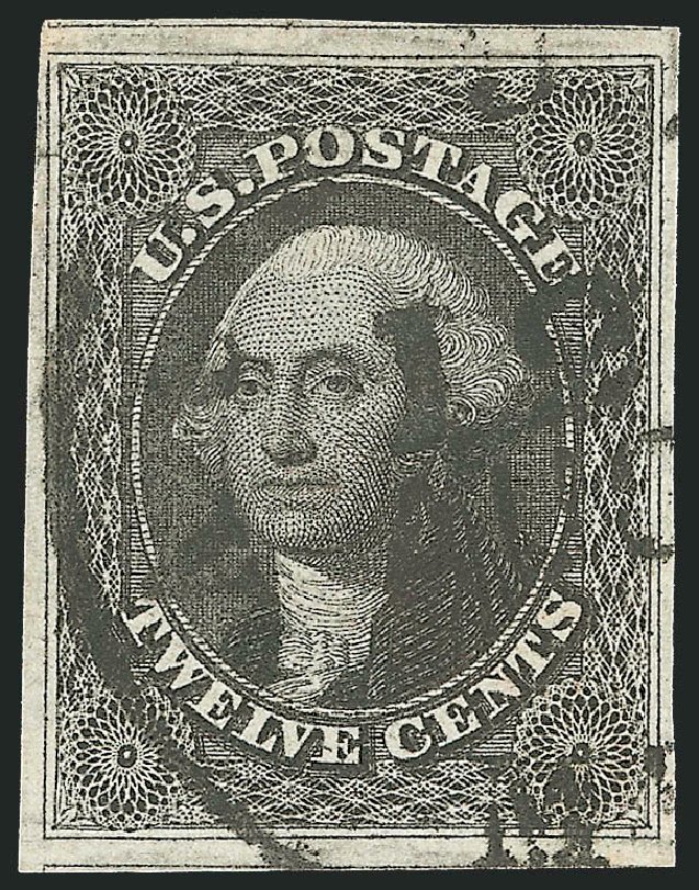 Costs of US Stamps Scott Cat. #17 - 1851 12c Washington. Robert Siegel Auction Galleries, Oct 2008, Sale 963, Lot 273