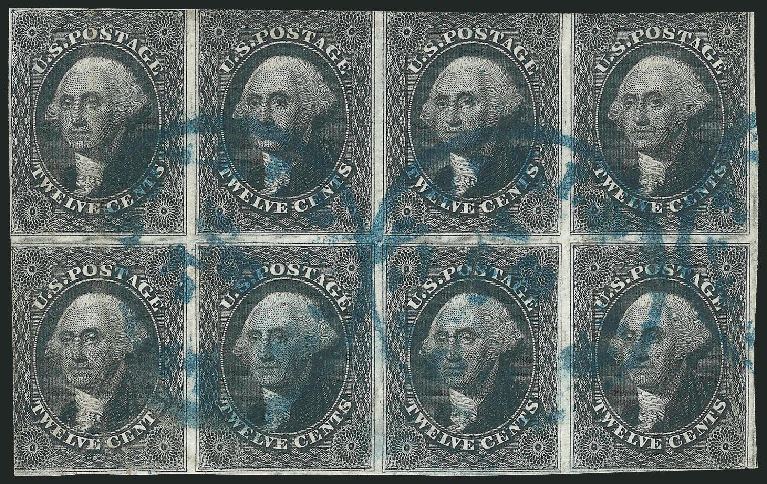 Value of US Stamps Scott Catalog #17 - 12c 1851 Washington. Robert Siegel Auction Galleries, Sep 2010, Sale 993, Lot 273