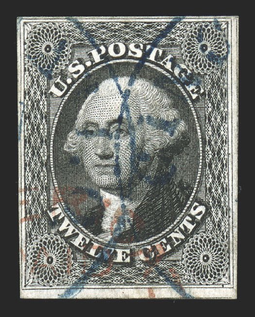 Value of US Stamp Scott Cat. 17 - 12c 1851 Washington. Spink Shreves Galleries, Nov 2012, Sale 141, Lot 33