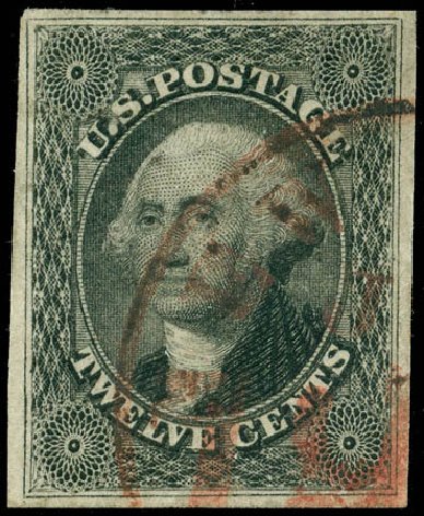 Costs of US Stamps Scott Cat. #17: 12c 1851 Washington. Matthew Bennett International, Jun 2008, Sale 328, Lot 496