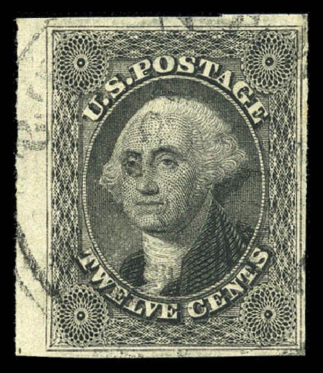 US Stamp Price Scott Catalogue #17: 1851 12c Washington. Matthew Bennett International, Sep 2012, Sale 346, Lot 686