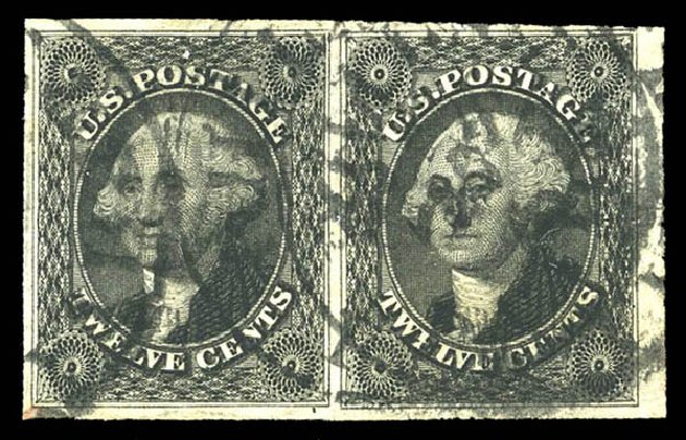Value of US Stamp Scott Catalog # 17: 12c 1851 Washington. Matthew Bennett International, Feb 2015, Sale 351, Lot 36