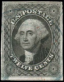Costs of US Stamps Scott Catalogue 17: 1851 12c Washington. Regency-Superior, Nov 2014, Sale 108, Lot 76