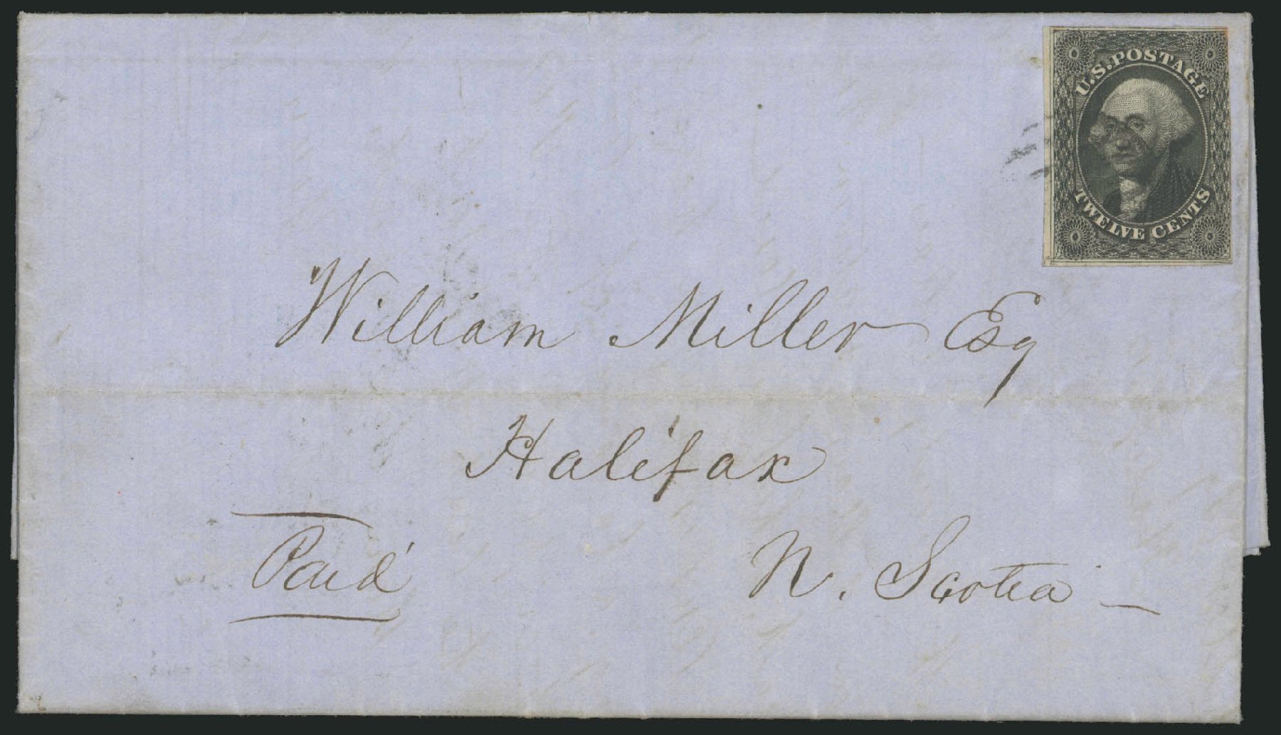 Values of US Stamp Scott Catalog 17: 12c 1851 Washington. Robert Siegel Auction Galleries, Dec 2010, Sale 1002, Lot 3736