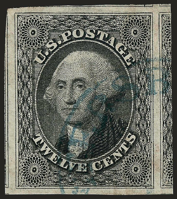 Value of US Stamp Scott Catalog # 17: 1851 12c Washington. Robert Siegel Auction Galleries, Sep 2008, Sale 962, Lot 2256