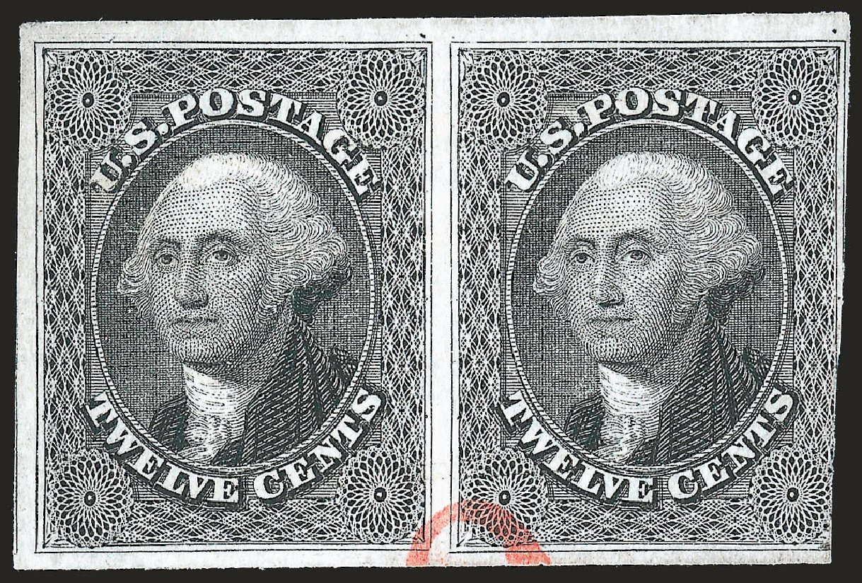 Price of US Stamp Scott Cat. # 17 - 1851 12c Washington. Robert Siegel Auction Galleries, Sep 2009, Sale 976, Lot 1196