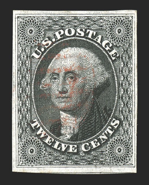 US Stamp Prices Scott Catalog # 17: 12c 1851 Washington. Spink Shreves Galleries, Mar 2013, Sale 142, Lot 146