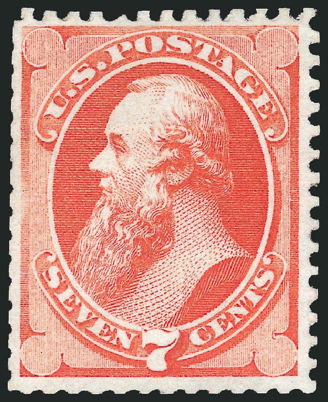 Price of US Stamp Scott Cat. 171 - 7c 1875 Stanton Special Printing. Robert Siegel Auction Galleries, Dec 2010, Sale 1000, Lot 1098