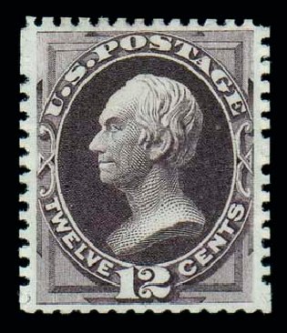 Values of US Stamp Scott Catalog # 173: 1875 12c Clay Special Printing. Matthew Bennett International, Oct 2007, Sale 322, Lot 2058