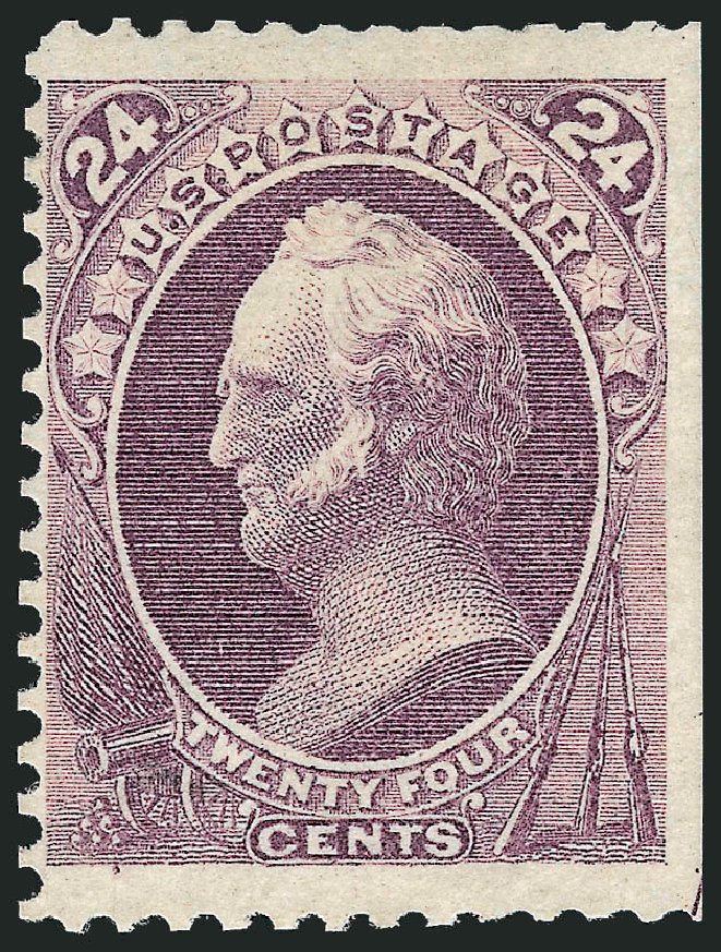 US Stamps Value Scott Cat. # 175: 24c 1875 Winfield Scott Special Printing. Robert Siegel Auction Galleries, Oct 2011, Sale 1014, Lot 1414