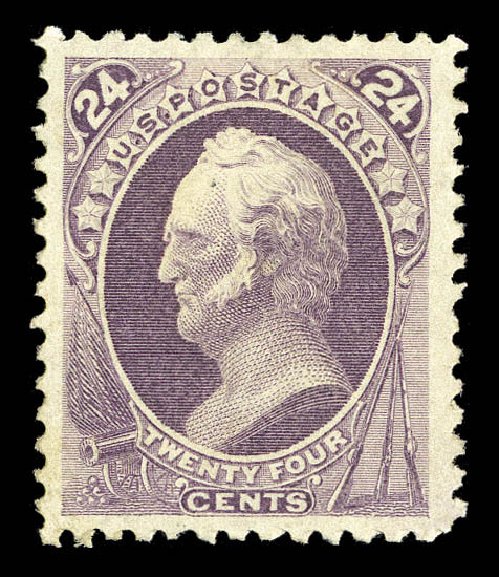 Price of US Stamps Scott Catalog # 175: 1875 24c Winfield Scott Special Printing. Matthew Bennett International, Sep 2012, Sale 345, Lot 213