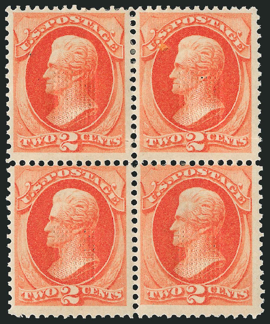 US Stamps Prices Scott Cat. # 178: 1875 2c Jackson Continental. Robert Siegel Auction Galleries, Mar 2012, Sale 1021, Lot 399