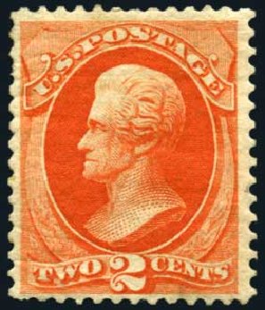 Prices of US Stamp Scott Catalog #178: 1875 2c Jackson Continental. Harmer-Schau Auction Galleries, Oct 2008, Sale 79, Lot 114