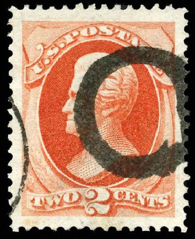 US Stamp Prices Scott Catalogue #178 - 2c 1875 Jackson Continental. Matthew Bennett International, Apr 2008, Sale 326, Lot 165