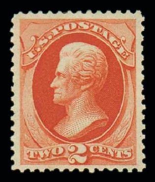 US Stamps Value Scott #178: 2c 1875 Jackson Continental. Matthew Bennett International, Oct 2007, Sale 320, Lot 473