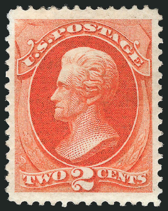 Values of US Stamp Scott Catalogue 178: 1875 2c Jackson Continental. Robert Siegel Auction Galleries, Dec 2012, Sale 1037, Lot 1743