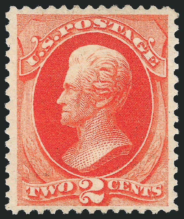 US Stamp Value Scott Catalogue 178 - 1875 2c Jackson Continental. Robert Siegel Auction Galleries, May 2013, Sale 1044, Lot 153