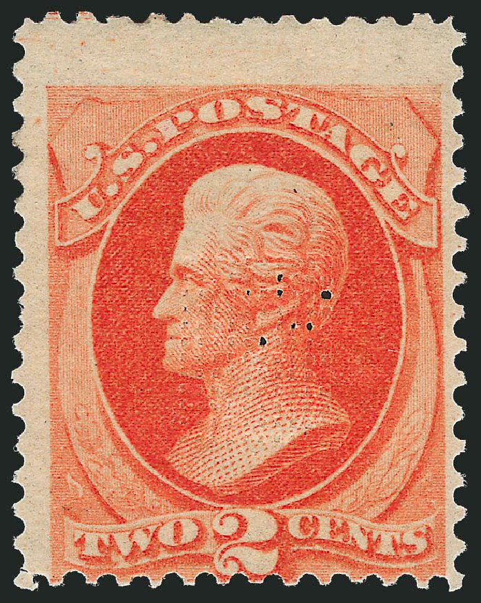 US Stamp Value Scott Catalogue #178: 1875 2c Jackson Continental. Robert Siegel Auction Galleries, Oct 2010, Sale 997, Lot 5593