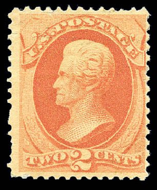 US Stamp Value Scott Catalogue #178: 1875 2c Jackson Continental. Matthew Bennett International, Sep 2010, Sale 333, Lot 3576
