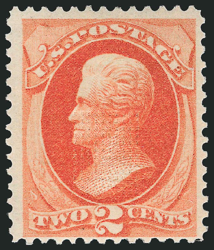 US Stamps Price Scott Catalogue #178: 1875 2c Jackson Continental. Robert Siegel Auction Galleries, Feb 2010, Sale 983, Lot 116