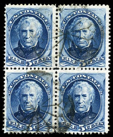 US Stamps Value Scott Cat. # 179: 1875 5c Taylor Continental. Matthew Bennett International, Feb 2012, Sale 340, Lot 284
