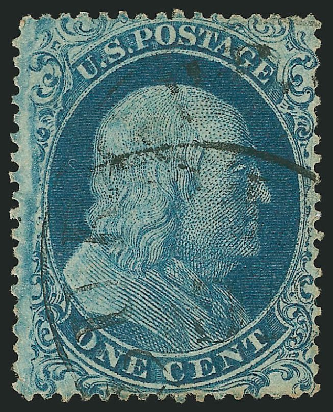 Costs of US Stamps Scott Catalogue 18: 1c 1861 Franklin. Robert Siegel Auction Galleries, Jun 2010, Sale 992, Lot 2067