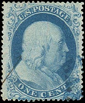 Costs of US Stamp Scott Catalog 18 - 1c 1861 Franklin. Regency-Superior, Nov 2014, Sale 108, Lot 79