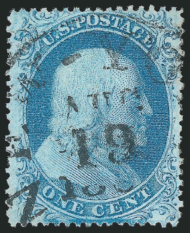 Value of US Stamps Scott 18 - 1c 1861 Franklin. Robert Siegel Auction Galleries, Sep 2009, Sale 976, Lot 1199