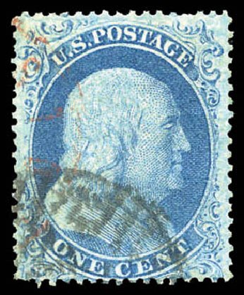 Costs of US Stamps Scott #18 - 1c 1861 Franklin. Matthew Bennett International, Mar 2011, Sale 337, Lot 2470
