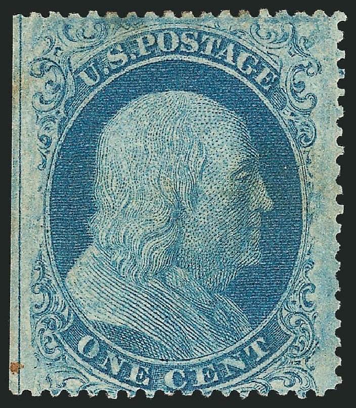 Prices of US Stamp Scott Catalog 18: 1c 1861 Franklin. Robert Siegel Auction Galleries, Jun 2011, Sale 1011, Lot 410