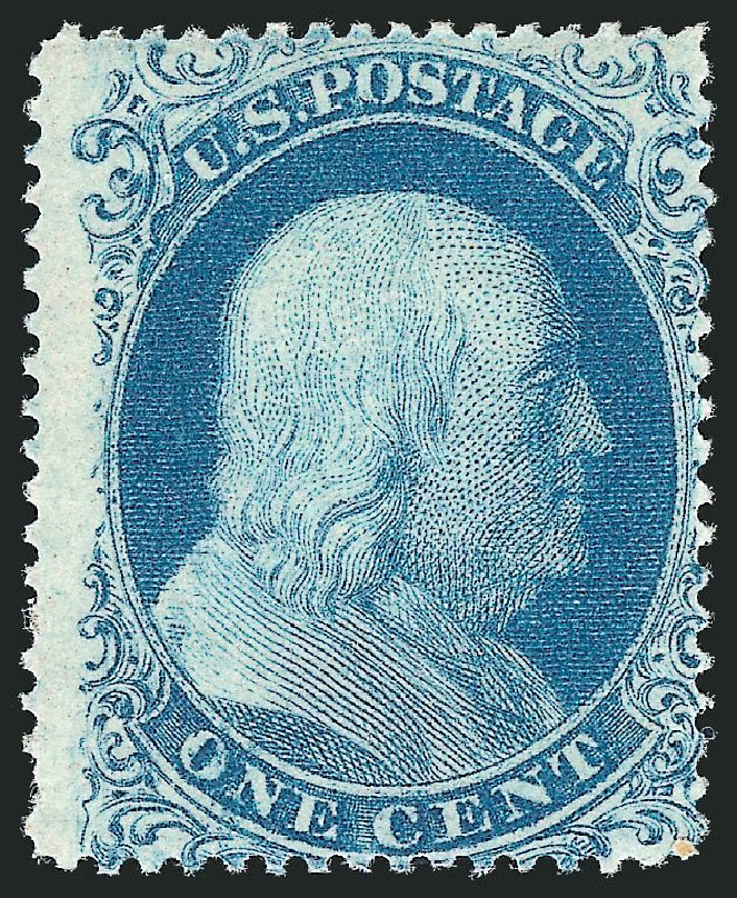 US Stamp Prices Scott Catalogue 18 - 1c 1861 Franklin. Robert Siegel Auction Galleries, Mar 2012, Sale 1021, Lot 150