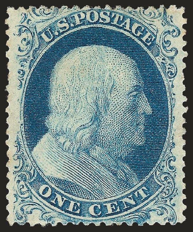 Costs of US Stamps Scott Catalogue #18 - 1c 1861 Franklin. Robert Siegel Auction Galleries, Dec 2008, Sale 967, Lot 4111