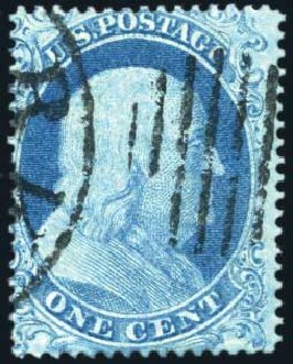 Value of US Stamp Scott #18: 1c 1861 Franklin. Harmer-Schau Auction Galleries, Feb 2010, Sale 84, Lot 1294