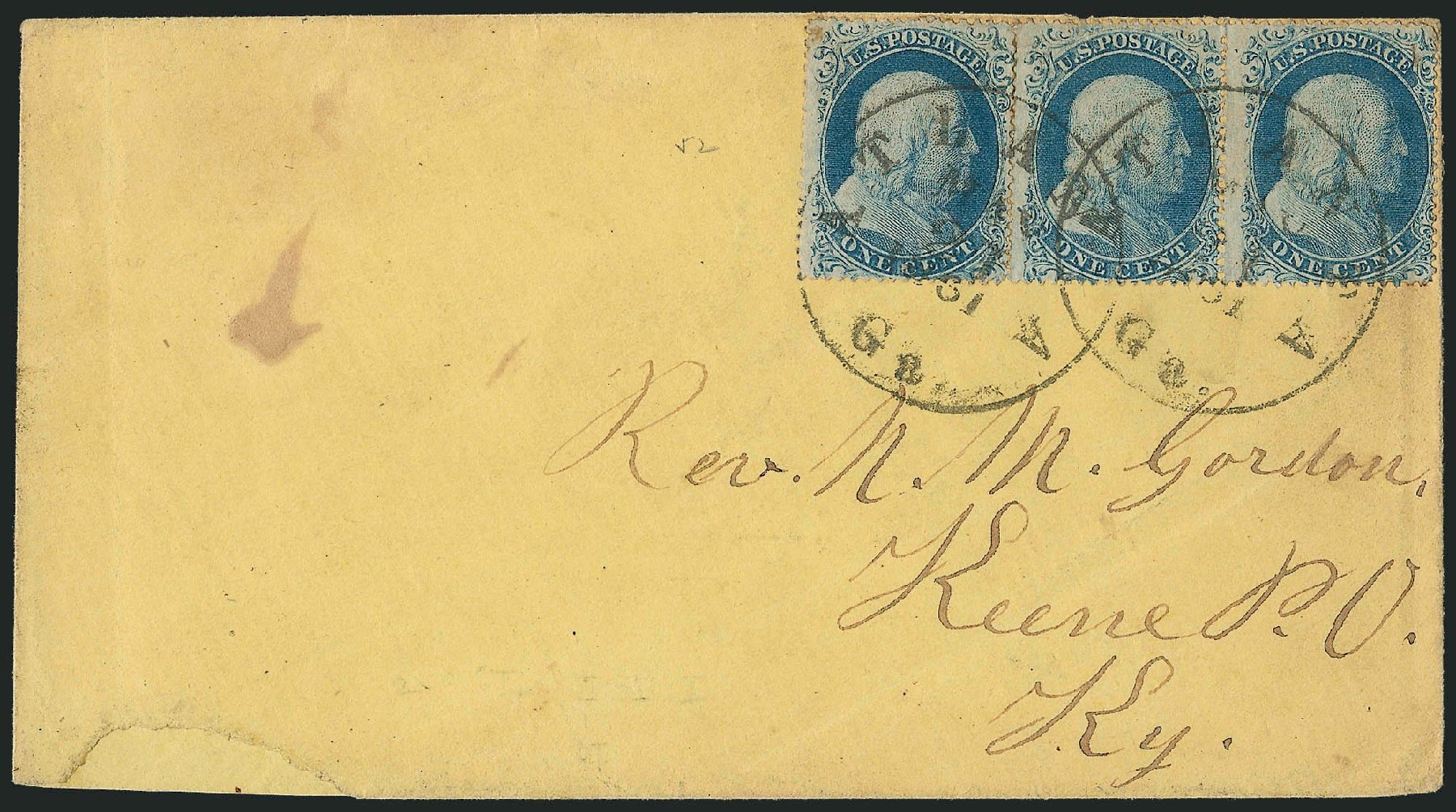 Value of US Stamps Scott #18: 1861 1c Franklin. Robert Siegel Auction Galleries, Mar 2011, Sale 1006, Lot 1564