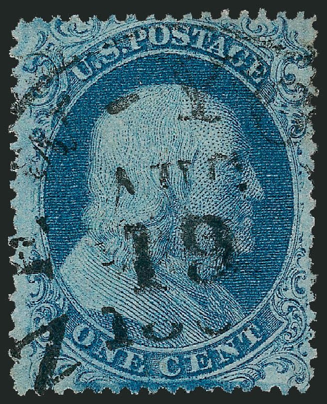 Price of US Stamp Scott Catalog #18 - 1c 1861 Franklin. Robert Siegel Auction Galleries, Dec 2008, Sale 967, Lot 4112