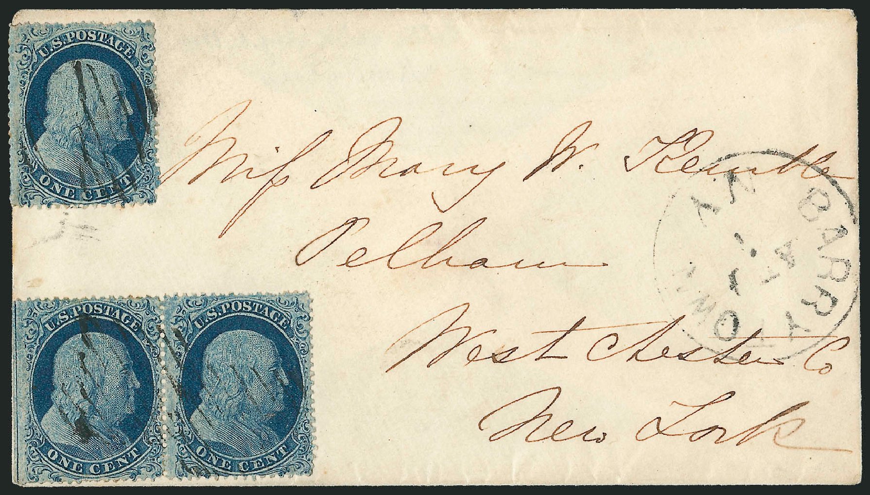 Value of US Stamp Scott Catalog #18 - 1c 1861 Franklin. Robert Siegel Auction Galleries, Mar 2011, Sale 1006, Lot 1513
