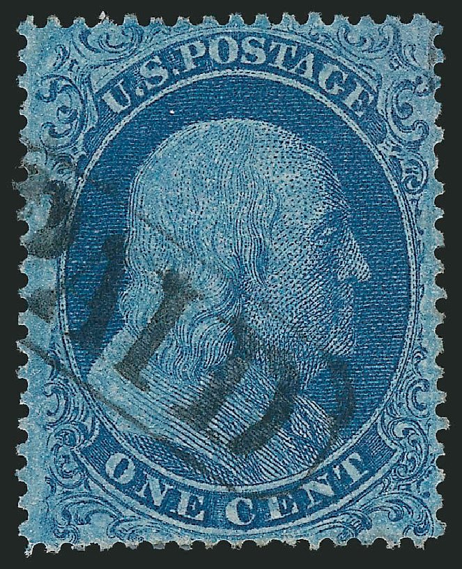 US Stamps Prices Scott Catalogue #18: 1c 1861 Franklin. Robert Siegel Auction Galleries, Mar 2014, Sale 1067, Lot 923