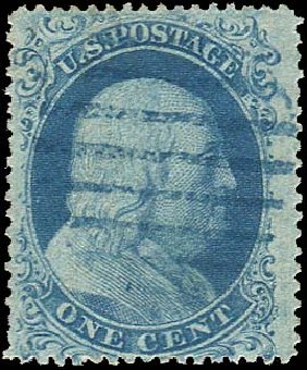 Costs of US Stamps Scott Catalog # 18 - 1861 1c Franklin. Regency-Superior, Jan 2015, Sale 109, Lot 576