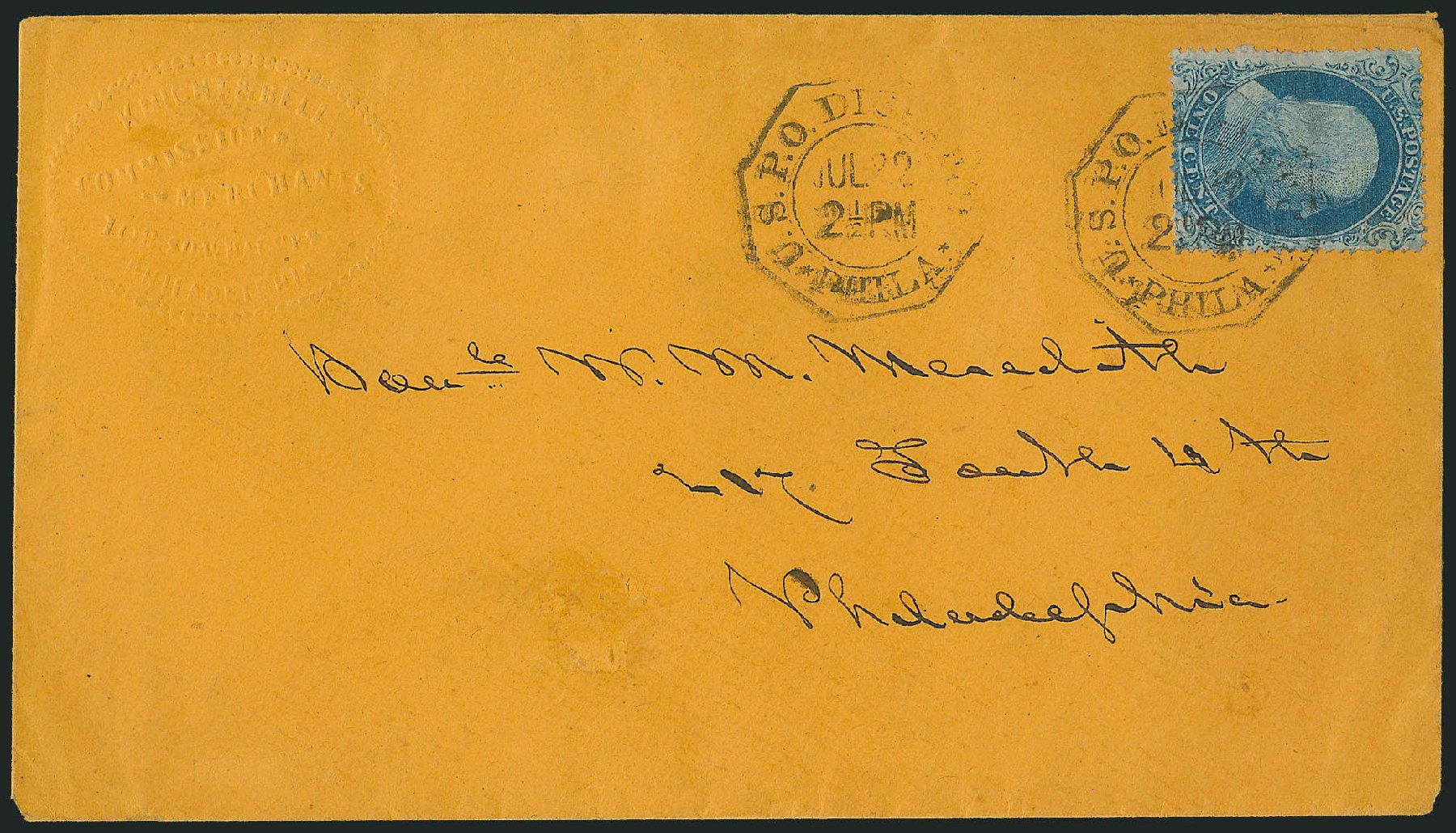 Value of US Stamps Scott Cat. 18: 1861 1c Franklin. Robert Siegel Auction Galleries, Dec 2010, Sale 1002, Lot 3746