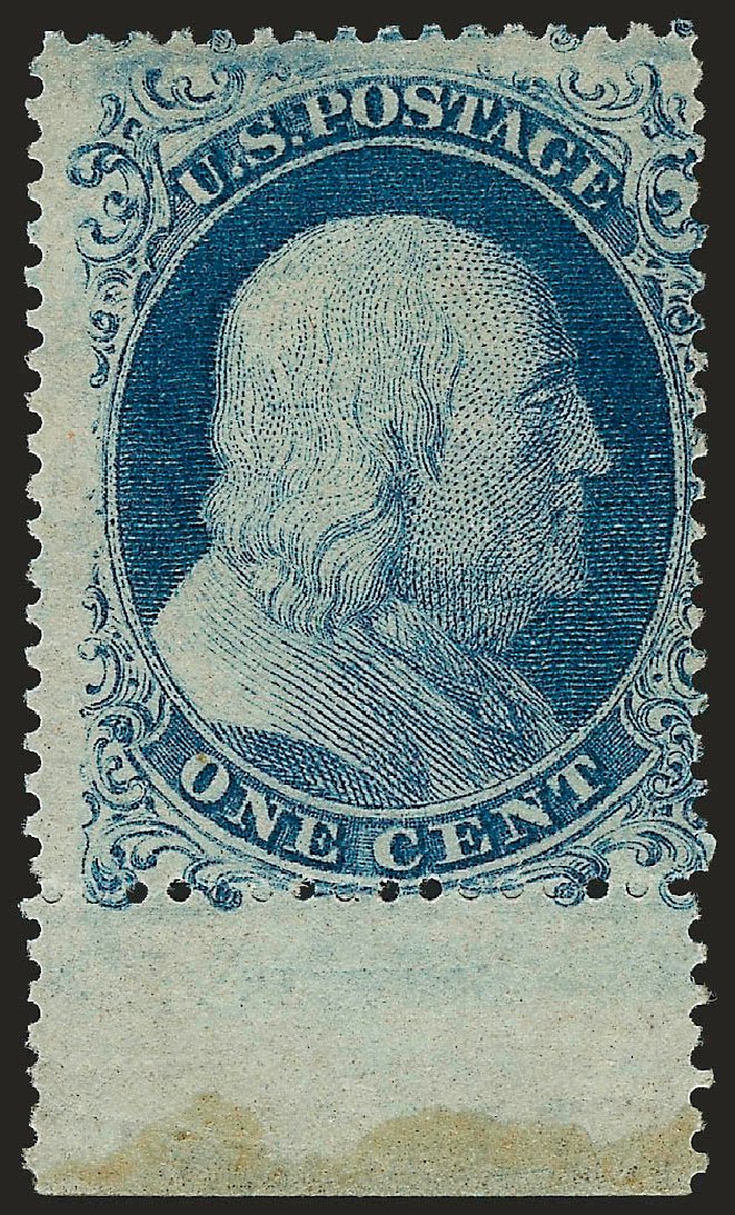 Price of US Stamps Scott # 18: 1c 1861 Franklin. Robert Siegel Auction Galleries, Oct 2008, Sale 963, Lot 316