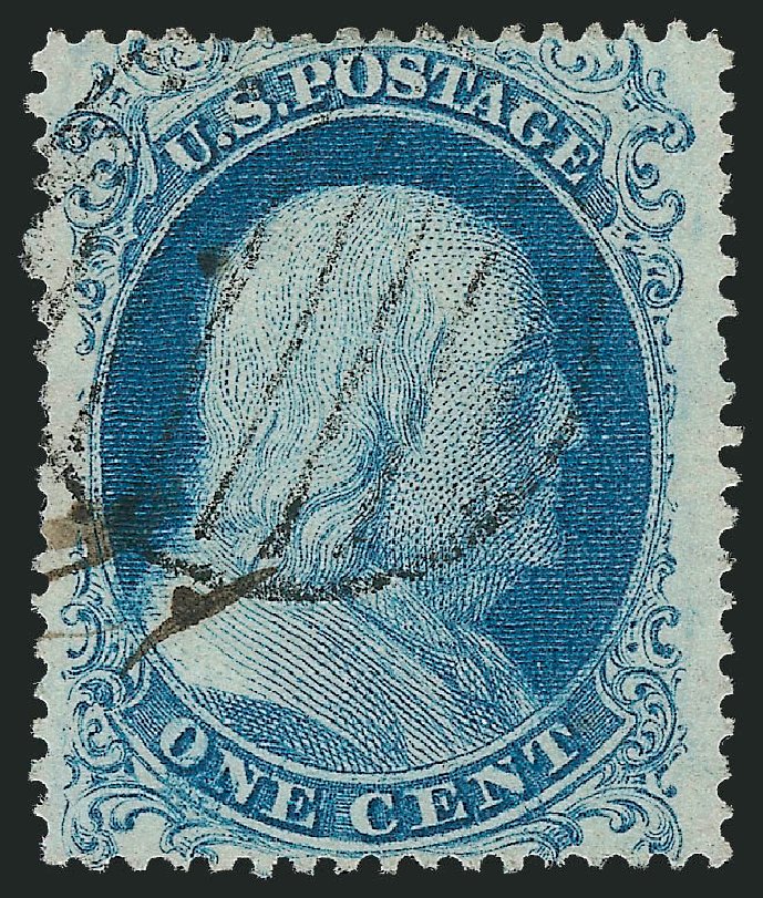 Prices of US Stamps Scott # 18: 1861 1c Franklin. Robert Siegel Auction Galleries, Oct 2010, Sale 997, Lot 5216