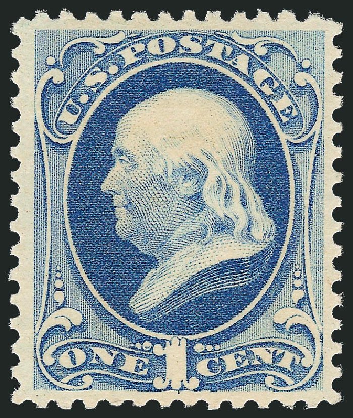 US Stamps Price Scott 182: 1879 1c Franklin. Robert Siegel Auction Galleries, Feb 2010, Sale 983, Lot 117