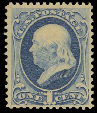 Costs of US Stamp Scott Cat. # 182: 1c 1879 Franklin. Daniel Kelleher Auctions, Oct 2012, Sale 632, Lot 1078