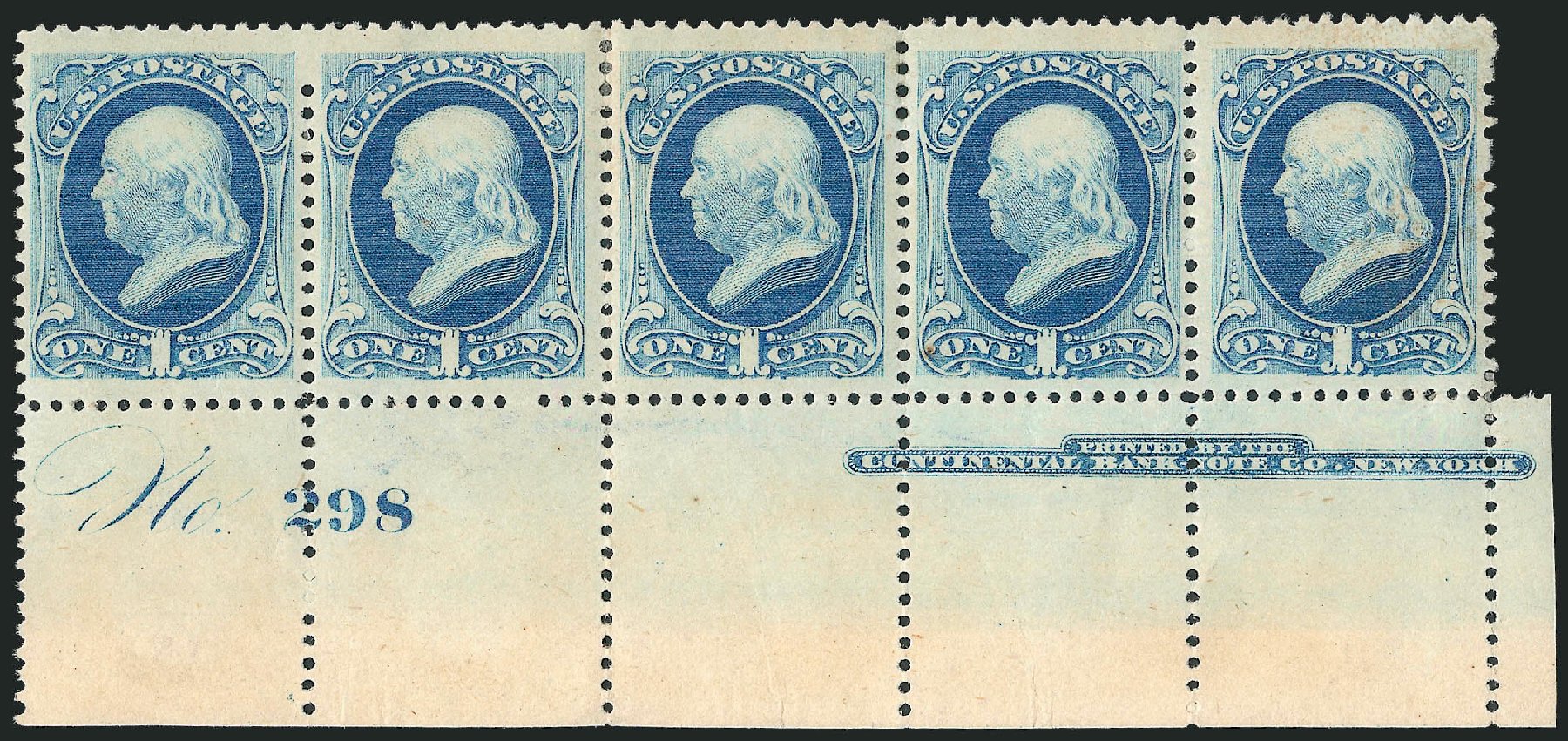 US Stamp Prices Scott #182: 1c 1879 Franklin. Robert Siegel Auction Galleries, Mar 2012, Sale 1021, Lot 401