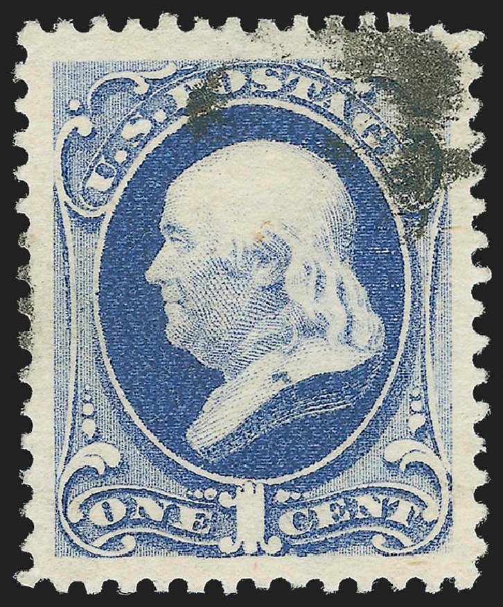 Cost of US Stamps Scott Catalog #182: 1879 1c Franklin. Robert Siegel Auction Galleries, Oct 2012, Sale 1032, Lot 3281