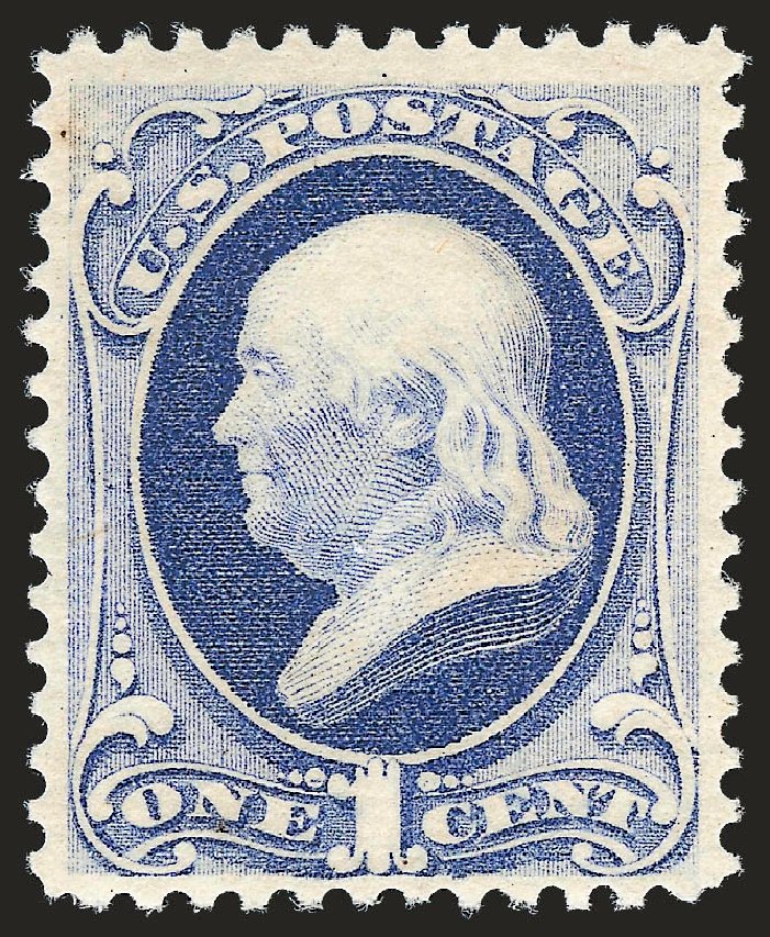 Value of US Stamps Scott #182: 1c 1879 Franklin. Robert Siegel Auction Galleries, Dec 2009, Sale 982, Lot 5481