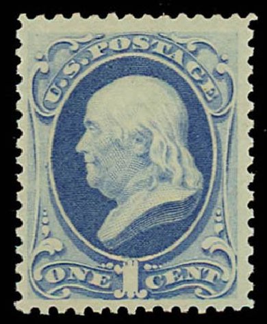 US Stamps Value Scott #182: 1c 1879 Franklin. Daniel Kelleher Auctions, Oct 2011, Sale 626, Lot 174